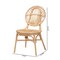 Baxton Studio Iris Modern Bohemian Natural Brown Rattan Dining Chair 234-13345-ZORO - alternate 9